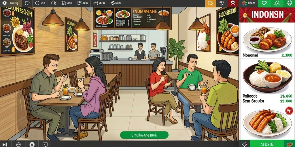Tangkapan layar menunjukkan karakter utama dalam aksi seru.