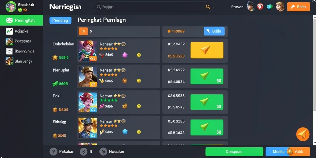 Tampilan antarmuka yang ramah pengguna dan menarik.