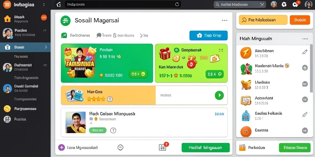 Tampilan antarmuka GOLTOGEL yang bersih dan modern.