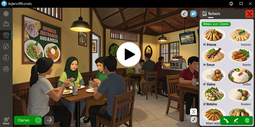 Tampilan antarmuka yang user-friendly.