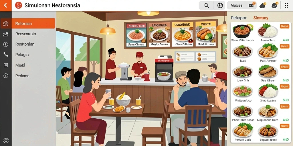 Screenshot menunjukkan karakter utama dalam aksi seru.