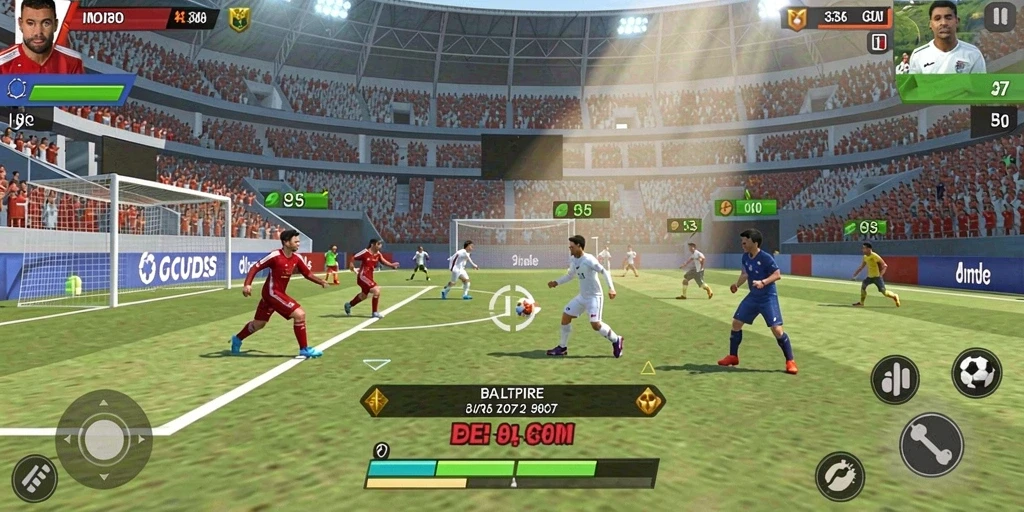 Gambar luar angkasa yang menakjubkan dalam gameplay.