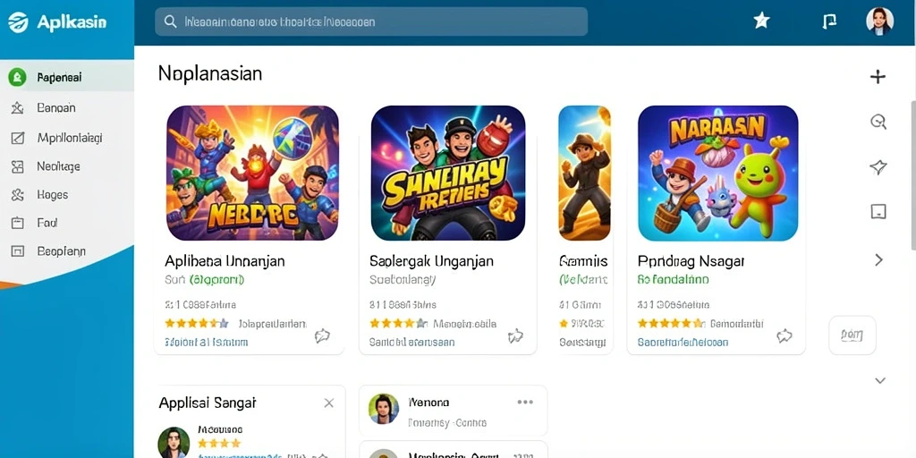 Tampilan antarmuka pengguna yang modern dan menarik.