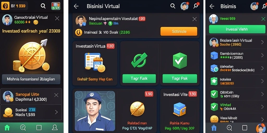 Tampilan antarmuka utama RPVIP1 yang menarik.