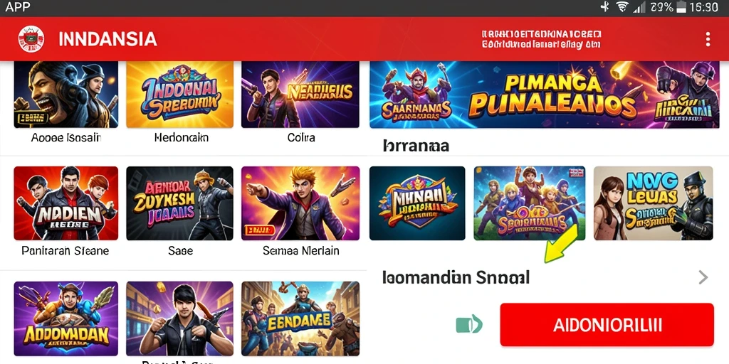 Screenshot menunjukkan karakter utama dalam aksi.