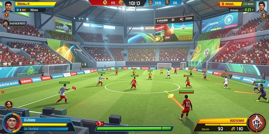 Tampilan utama dengan pilihan permainan menarik.