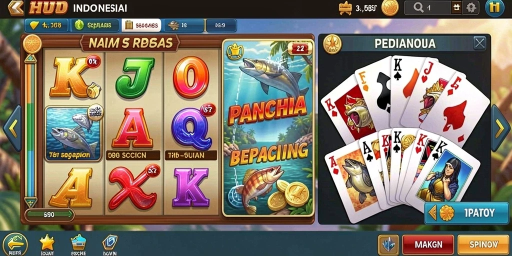 Gambar antarmuka pengguna yang menarik dan intuitif.