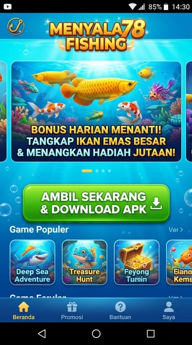 Galeri pratinjau visual menyala78 build APK resmi terbaru